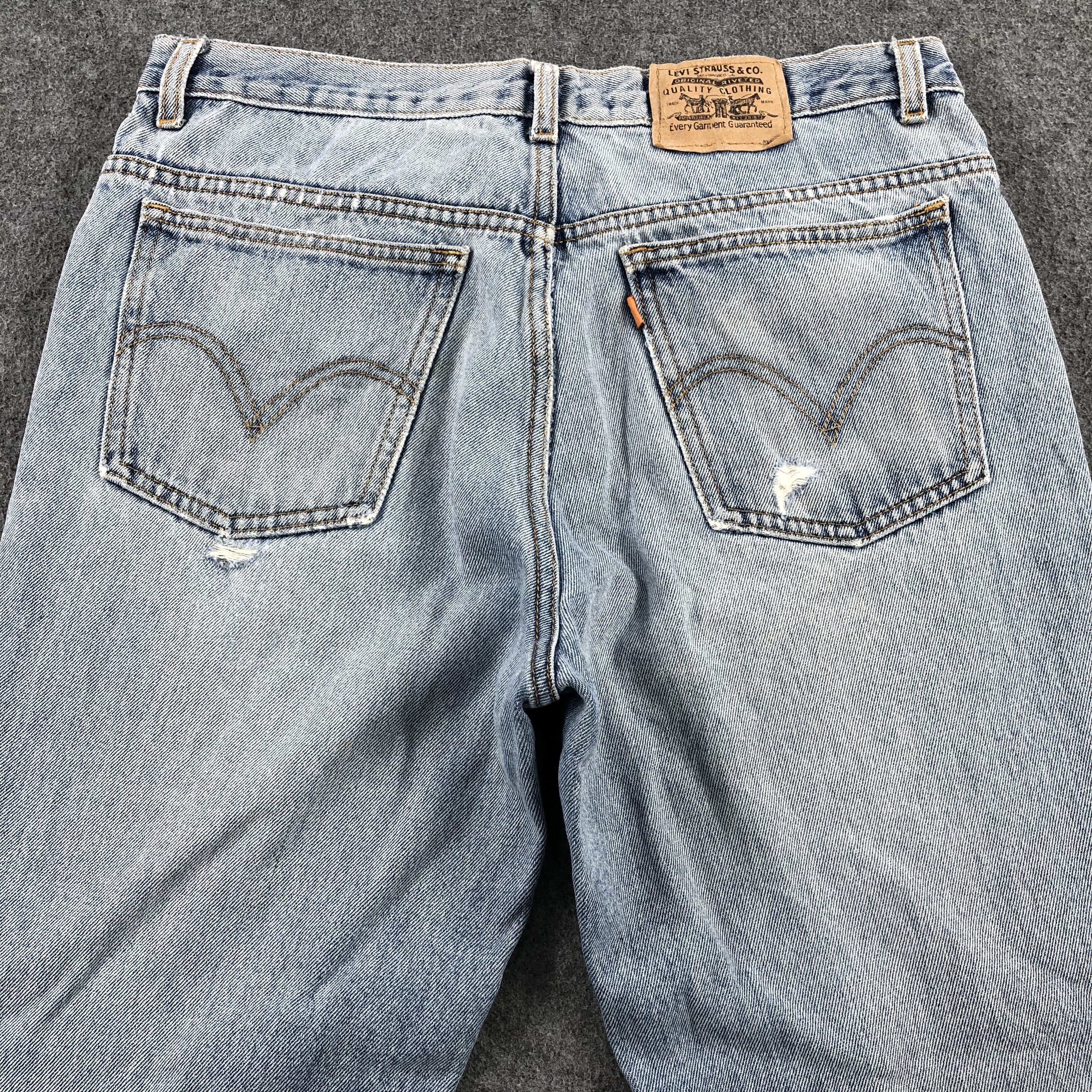 Levi's × Vintage Vintage 90s Light Wash Levis 506 Jeans-JM1879 Size US 33 - 5 Thumbnail