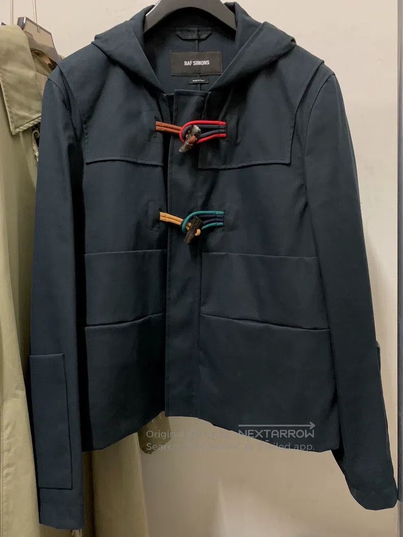 Raf Simons Raf Simons AW11 show style multi-pocket horn button hooded Size US M / EU 48-50 / 2 - 2 Thumbnail