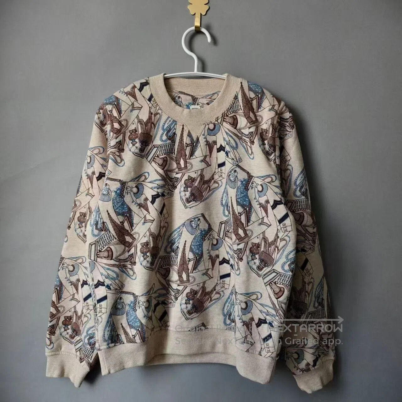 Hermes Hermes Zoharf Sweatshirt with Colorful Design. Size XS / US 0-2 / IT 36-38 - 1 Thumbnail