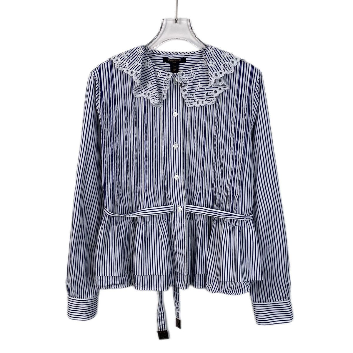 Louis Vuitton Louis Vuitton Vertical Striped Long Sleeve Shirt K26WX Size XS / US 0-2 / IT 36-38 - 1 Thumbnail