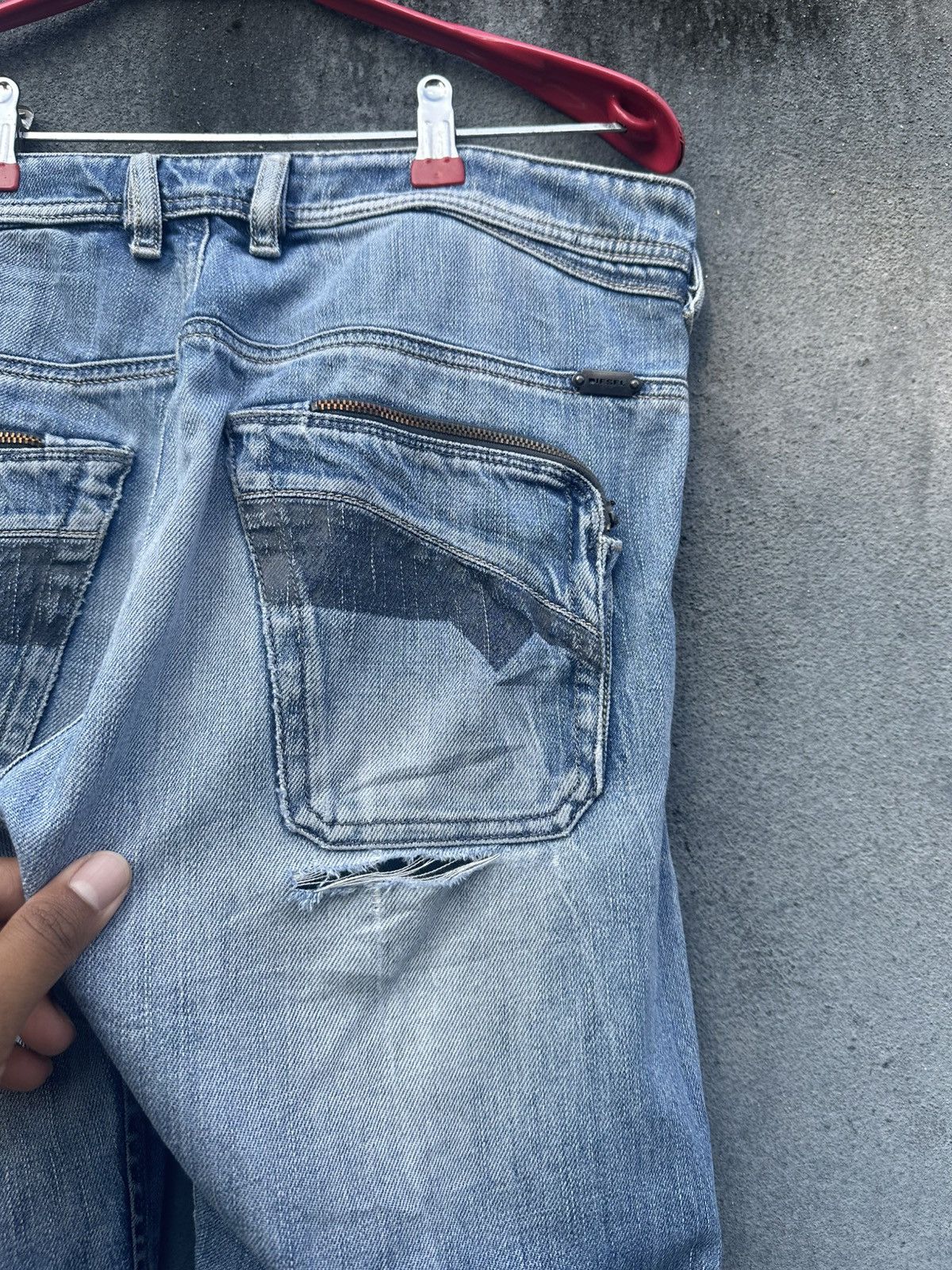 Diesel 👹Vintage Diesel Poiak Straight Cut Jeans Size US 29 - 11 Thumbnail