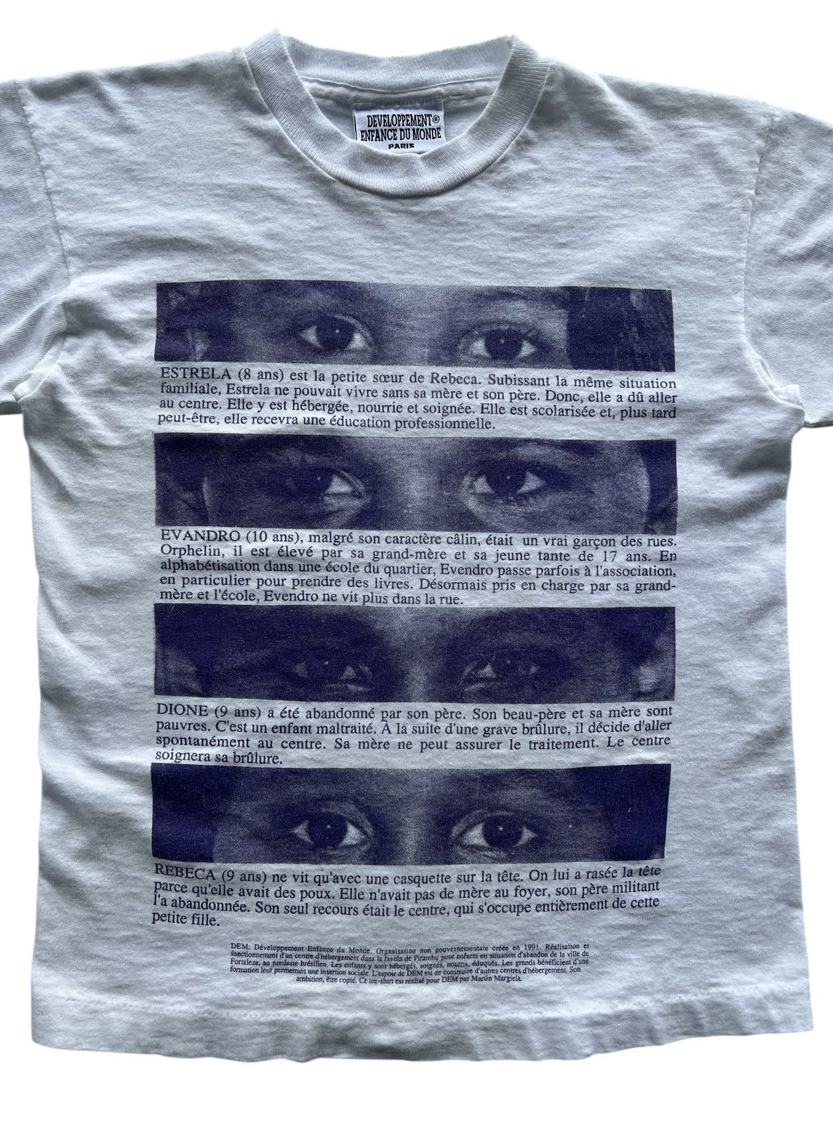 Designer × Maison Margiela 🔥Crazy Rare!! Maison Margiela for DEM 1990’s Charity T-shirt Size US XS / EU 42 / 0 - 3 Thumbnail
