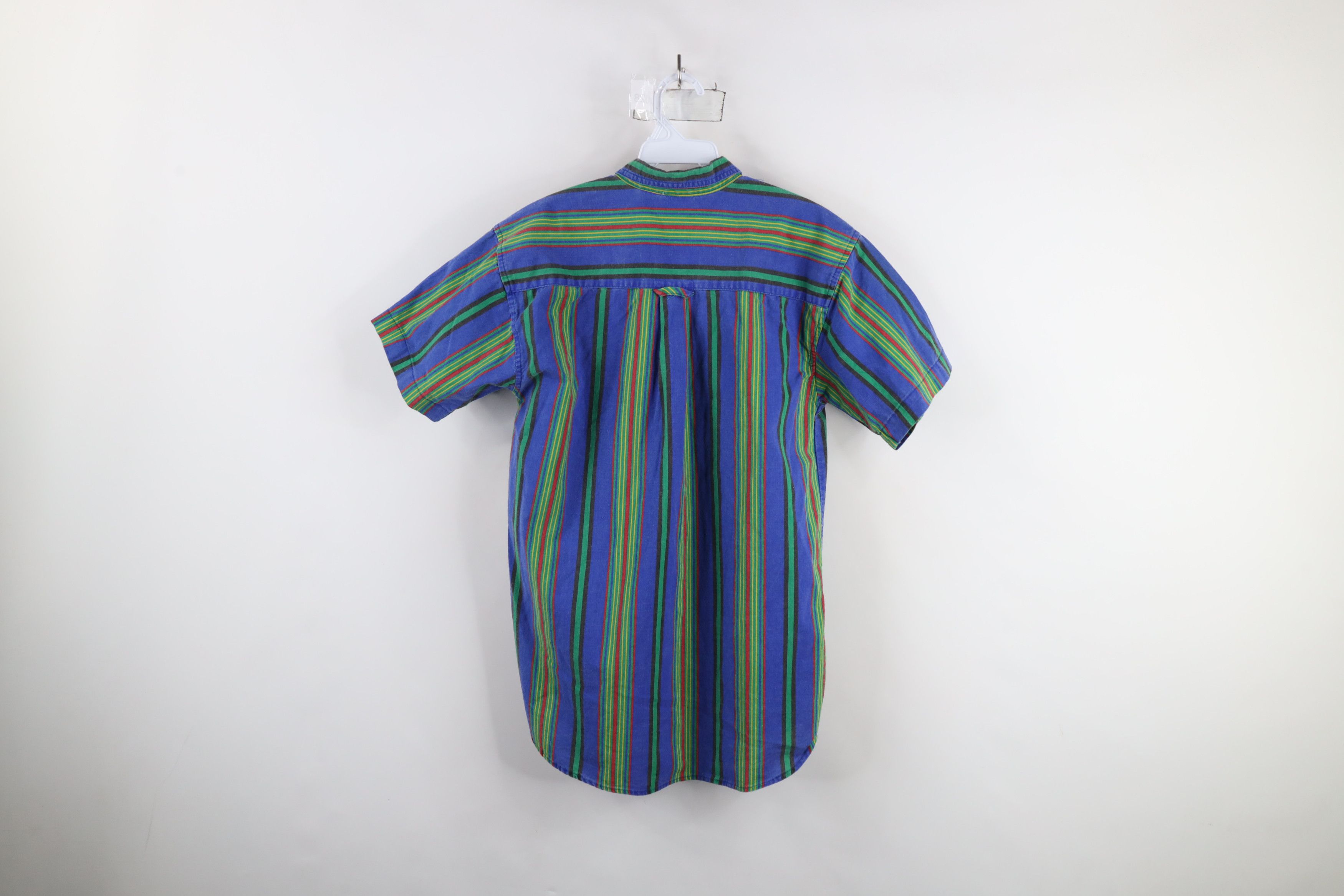 Vintage Vintage 90s Streetwear Striped Short Sleeve Button Shirt Size US S / EU 44-46 / 1 - 8 Thumbnail