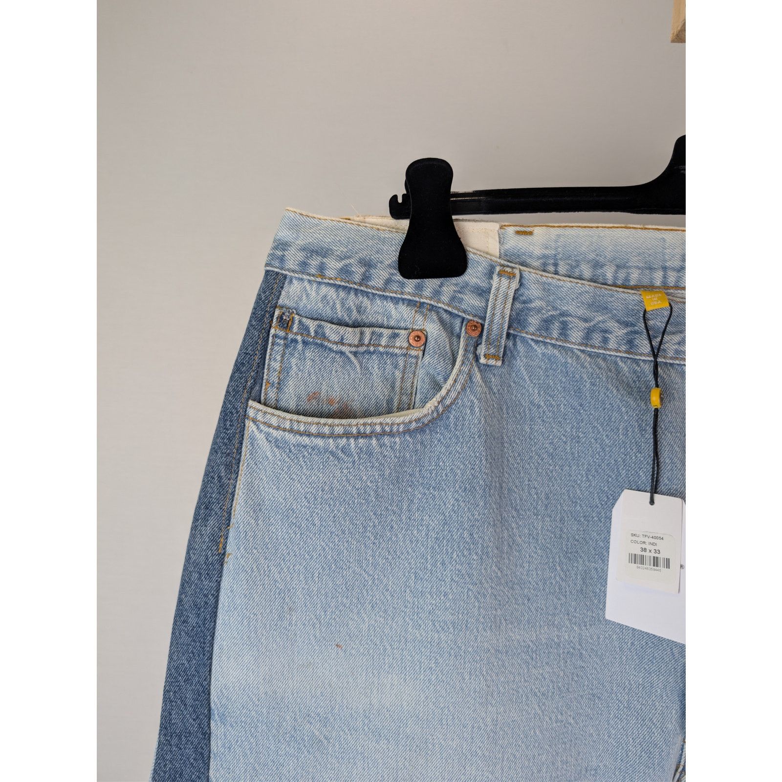 Gallery Dept. o1rshd1 Size: 38W x 33L / Two Face Ventura Denim Jeans Blue Size US 38 / EU 54 - 6 Thumbnail