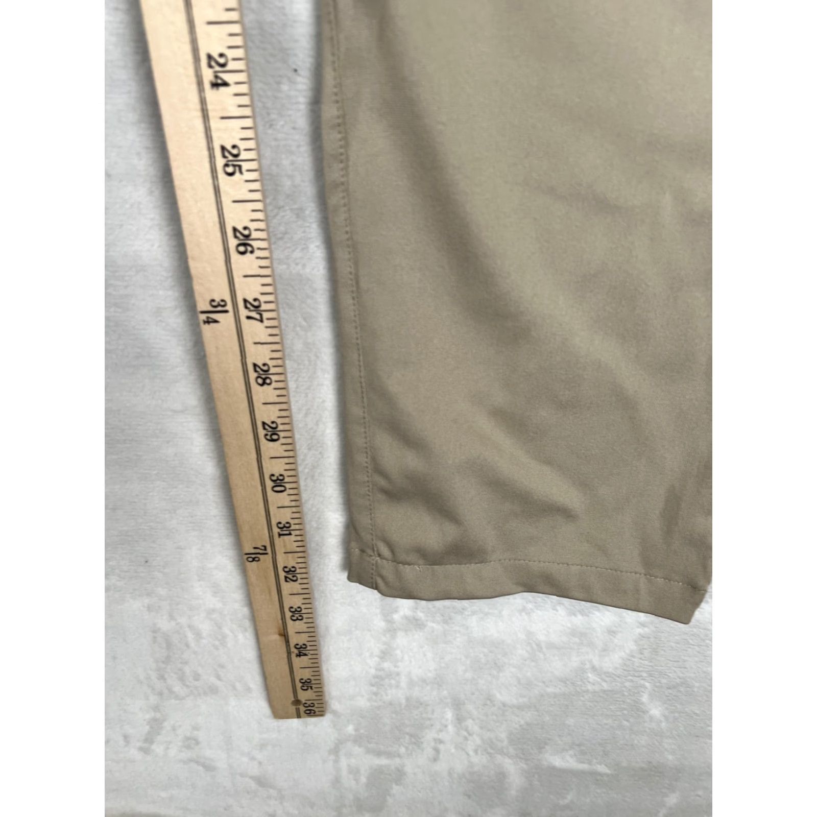 YoungLA YoungLA Chino Pants Mens 34 Beige Slim Tapered Casual Microfiber Stretch Pants Size US 34 / EU 50 - 2 Thumbnail