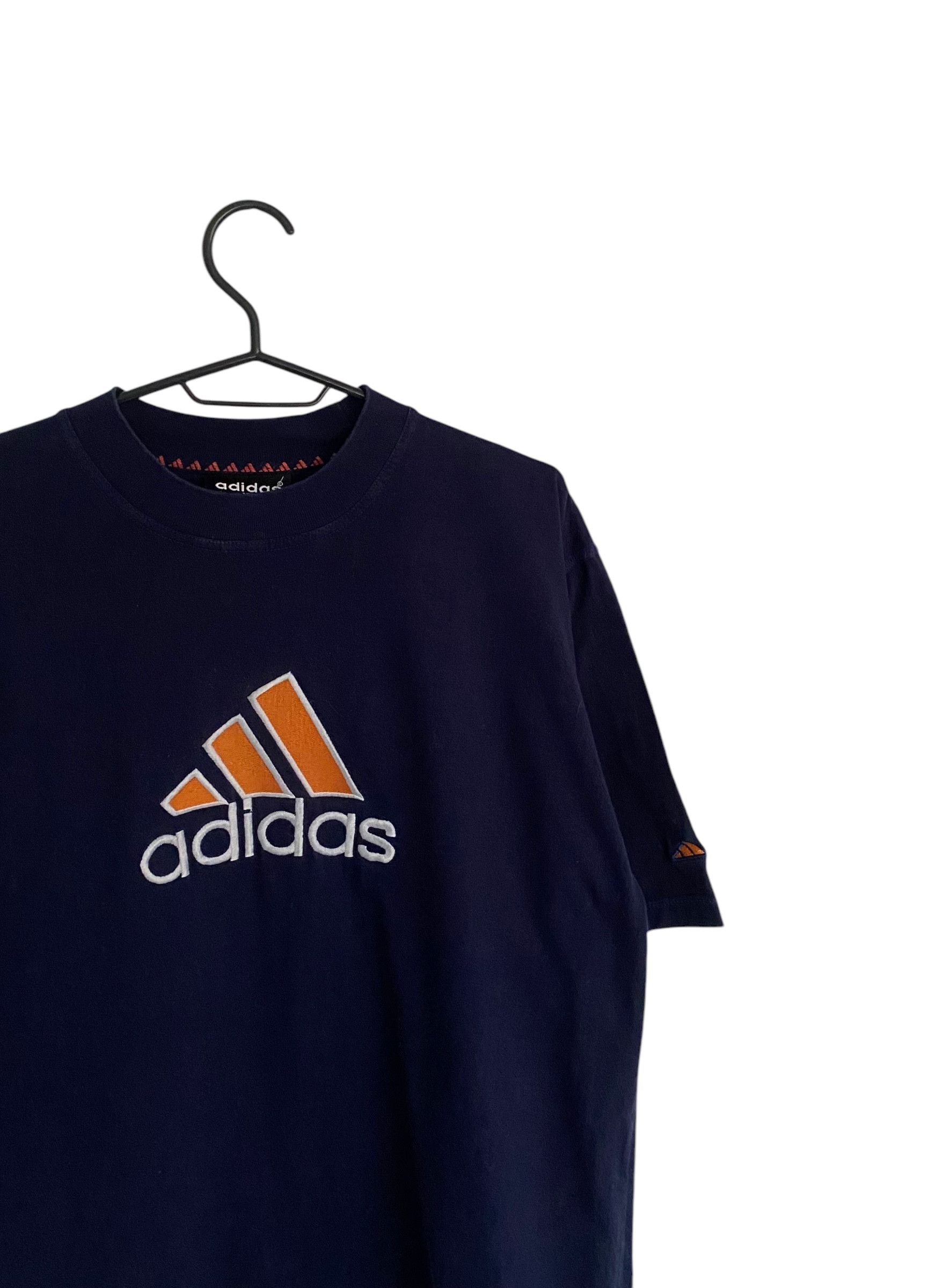 Adidas × Vintage 90s' Adidas embroiered spellout t-shirt Size US XL / EU 56 / 4 - 3 Thumbnail