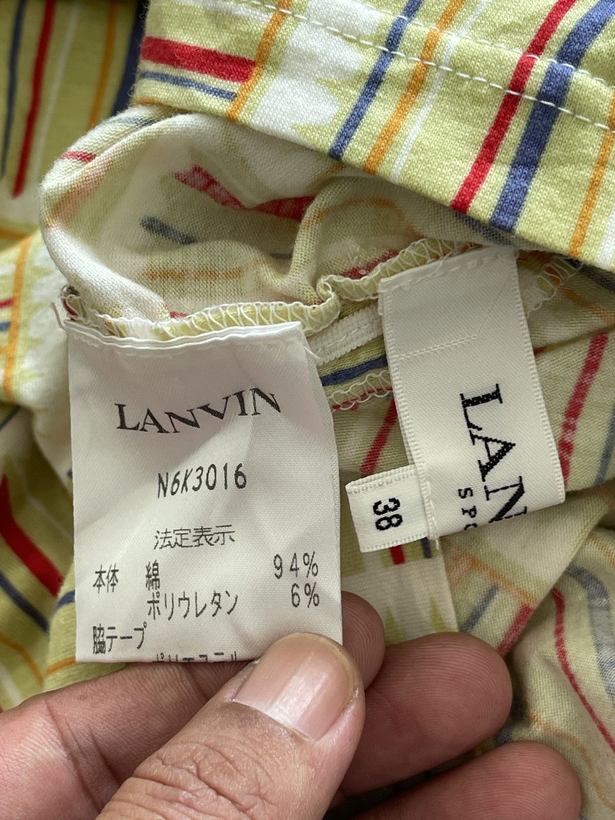 Lanvin × Vintage Lanvin Sport Half Zipper LS Size XS / US 0-2 / IT 36-38 - 3 Thumbnail
