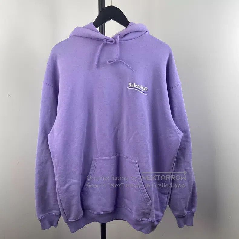 Balenciaga Balenciaga Eggplant purple embroidered Coca-Cola hooded sw Size US M / EU 48-50 / 2 - 1 Thumbnail