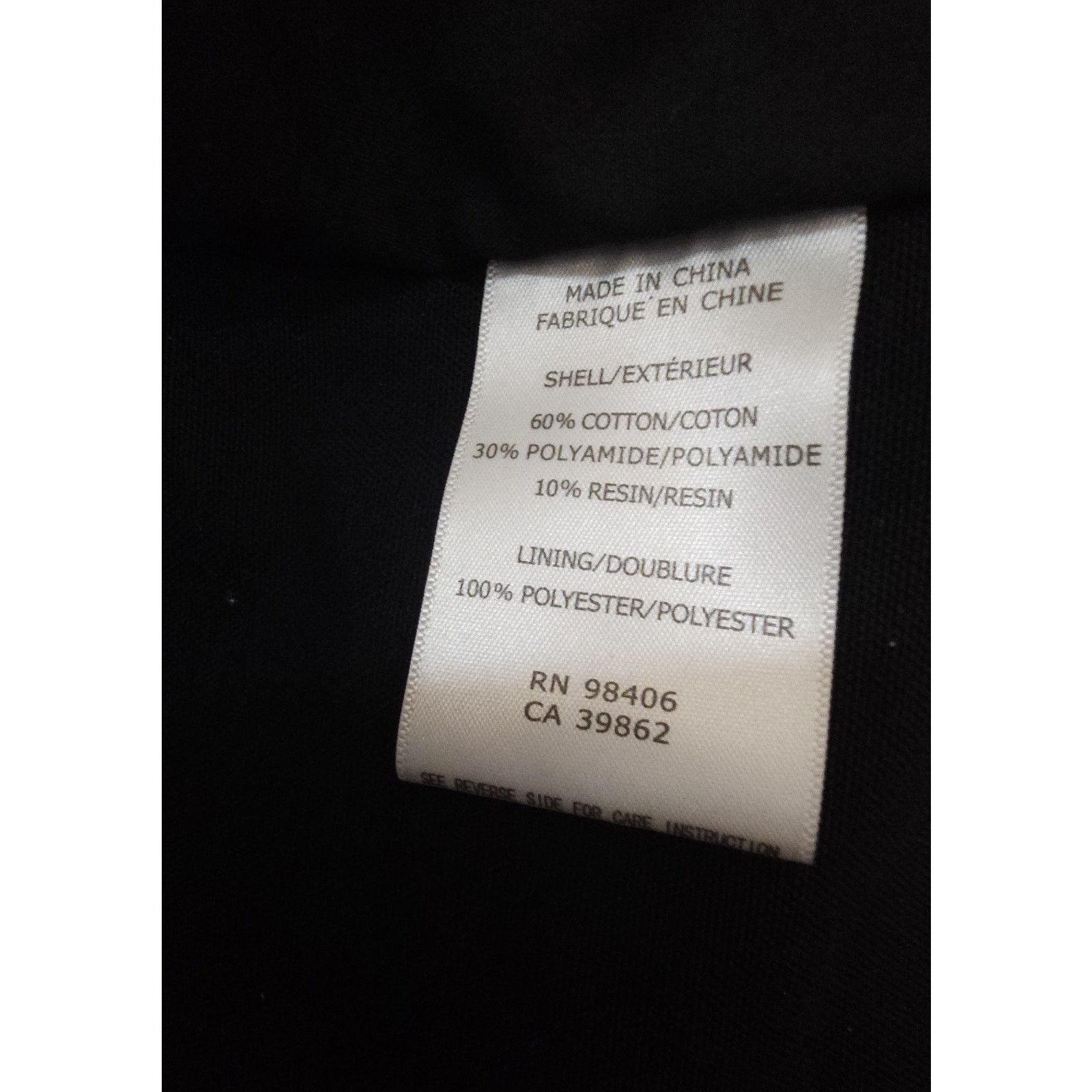 Theory Theory Men Utility Overcoat Black Waxing Cotton Blend Jacket Size US XL / EU 56 / 4 - 10 Thumbnail