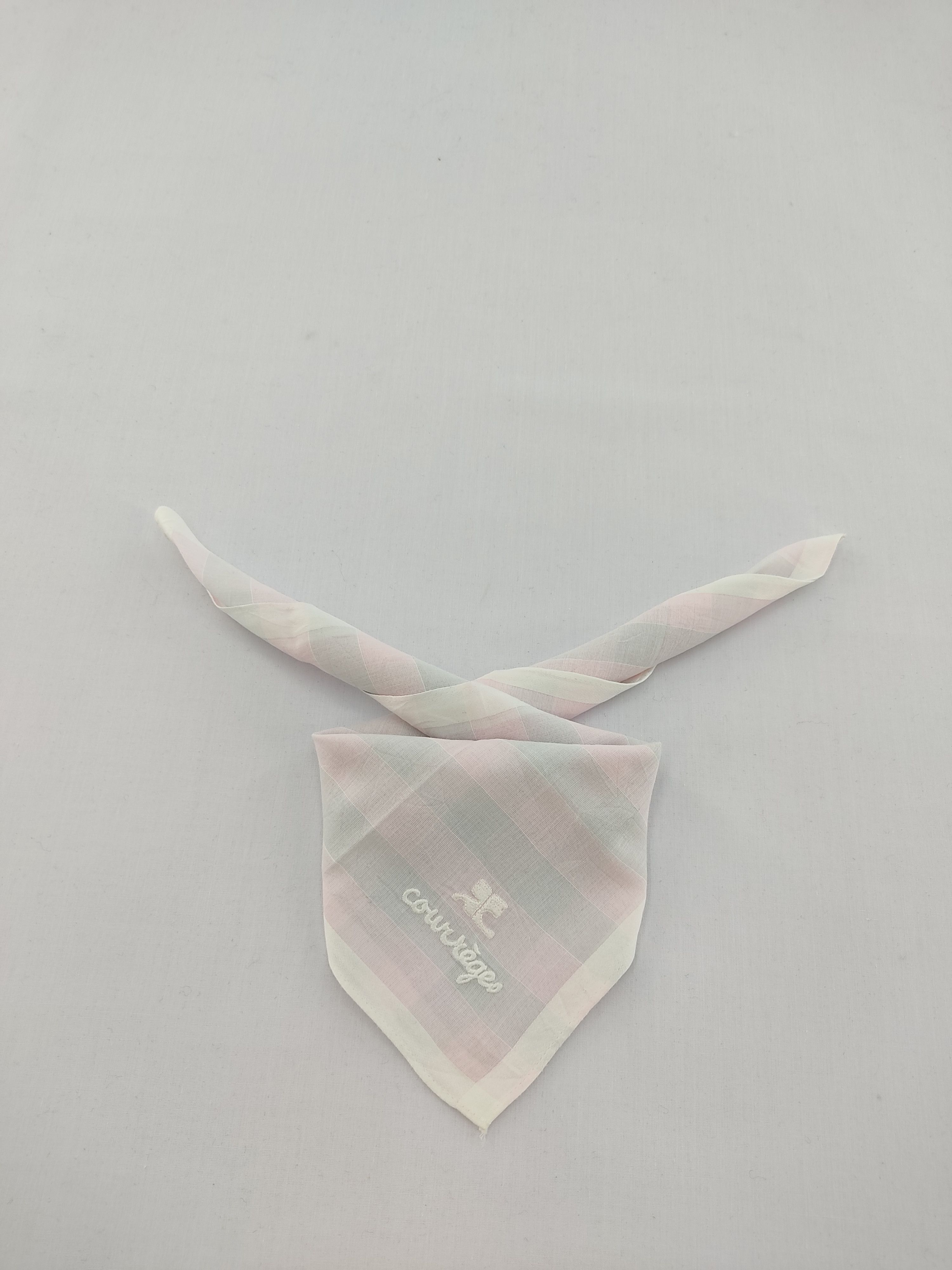 Courreges × Vintage Vintage Courreges Handkerchief / Neckwear / Bandana Size ONE SIZE - 1 Thumbnail