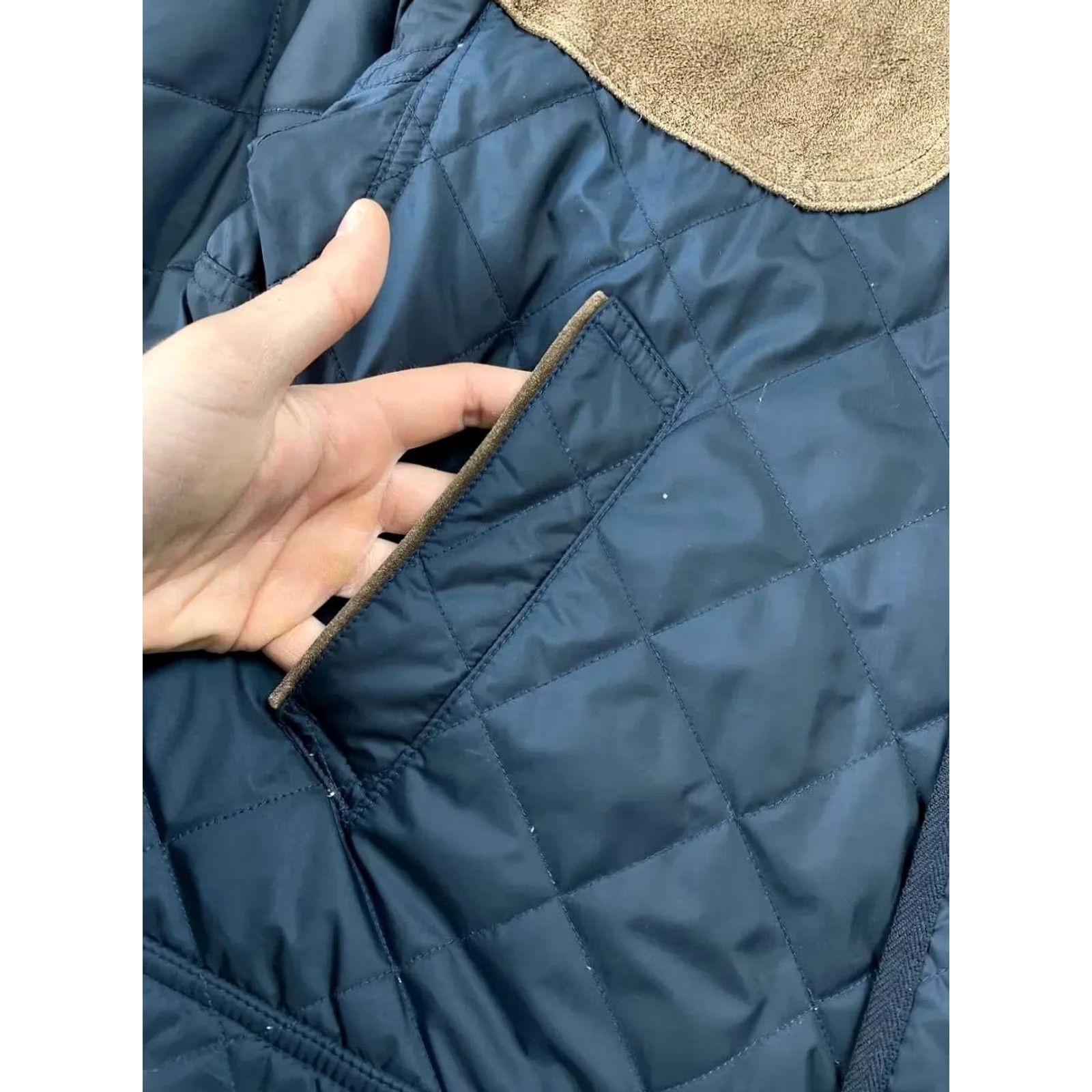 Polo Ralph Lauren Polo Ralph Lauren Navy Blue Quilted Jacket Men Size M Size US M / EU 48-50 / 2 - 5 Thumbnail