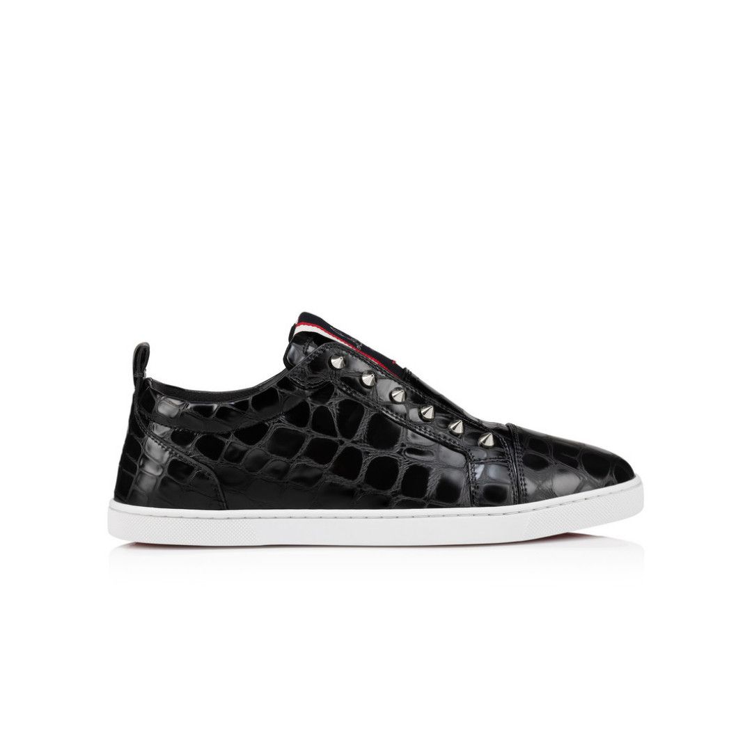 Christian Louboutin os11x0526 F.A.V Fique A Vontade Sneakers in Black Size US 12 / EU 45 - 1 Thumbnail