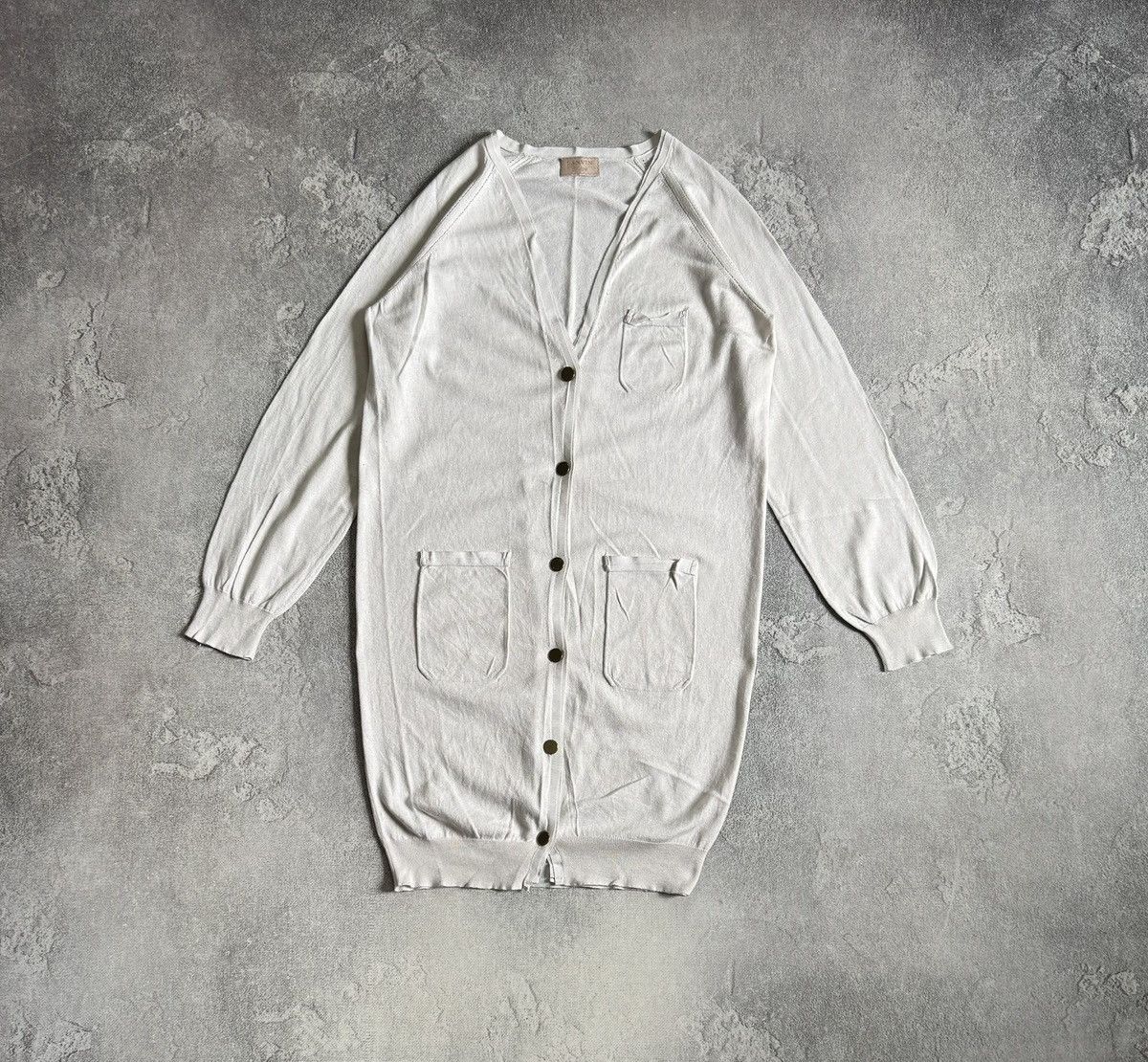 Lanvin Lanvin casual long cardigan sweater knitwear jumper pullover Size L / US 10 / IT 46 - 6 Thumbnail