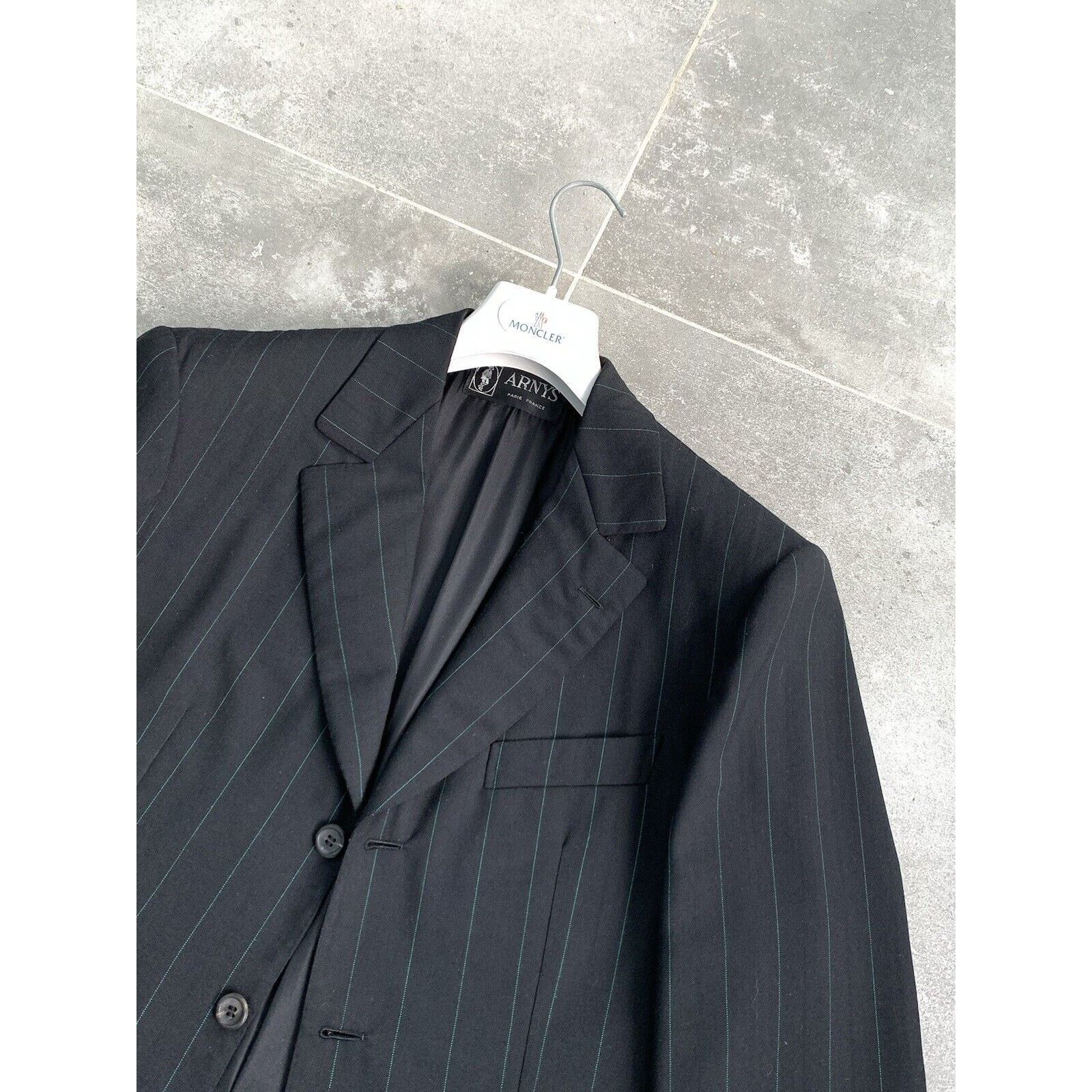 Designer ARNYS PARIS Bespoke Suit Blazer Trousers EU 50 UK 40 Short Size 50S - 11 Thumbnail