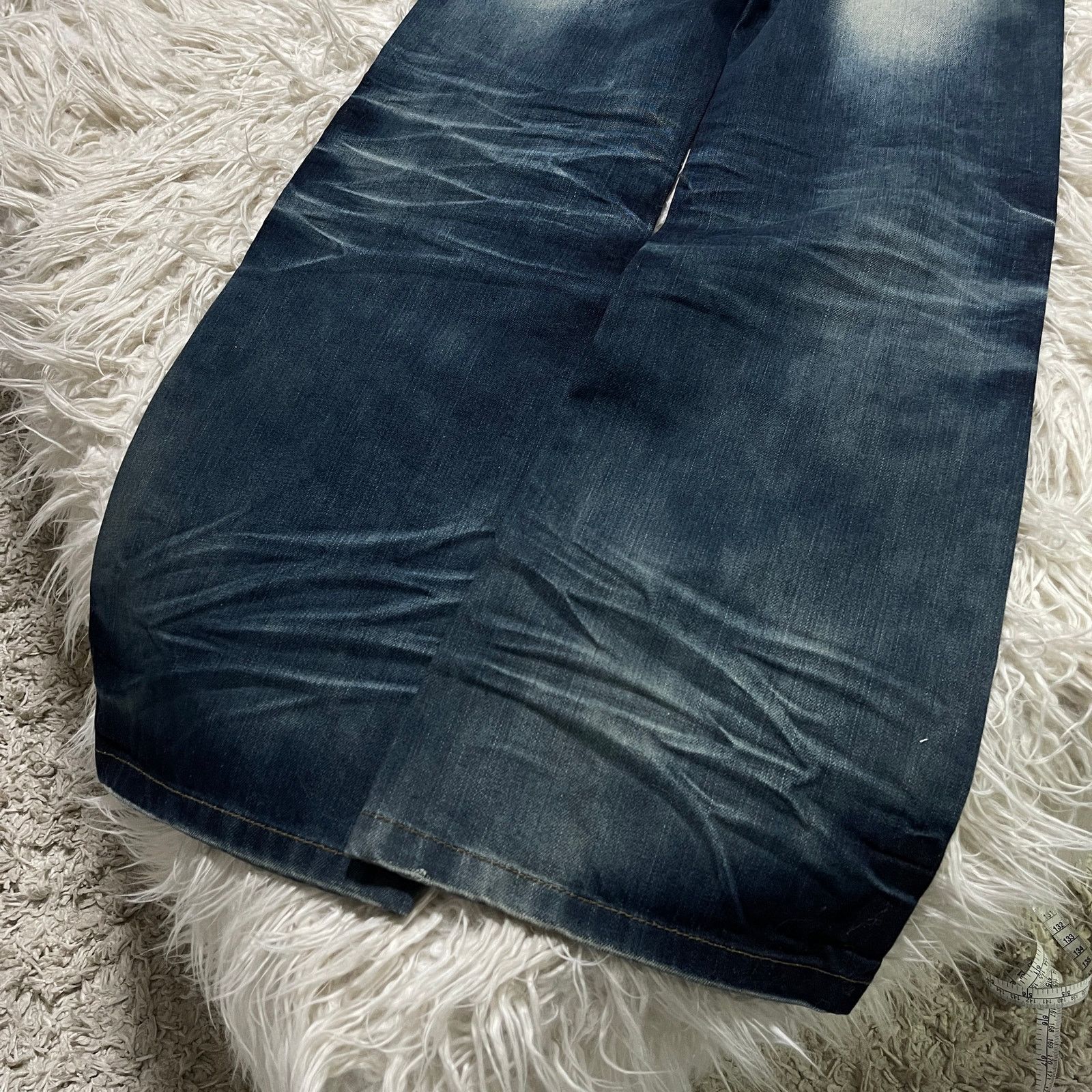 Hysteric Glamour × Japanese Brand × Vintage Vintage Japanese Brand Faded Low-rise Bootcut Denim Jeans Size US 30 / EU 46 - 12 Thumbnail