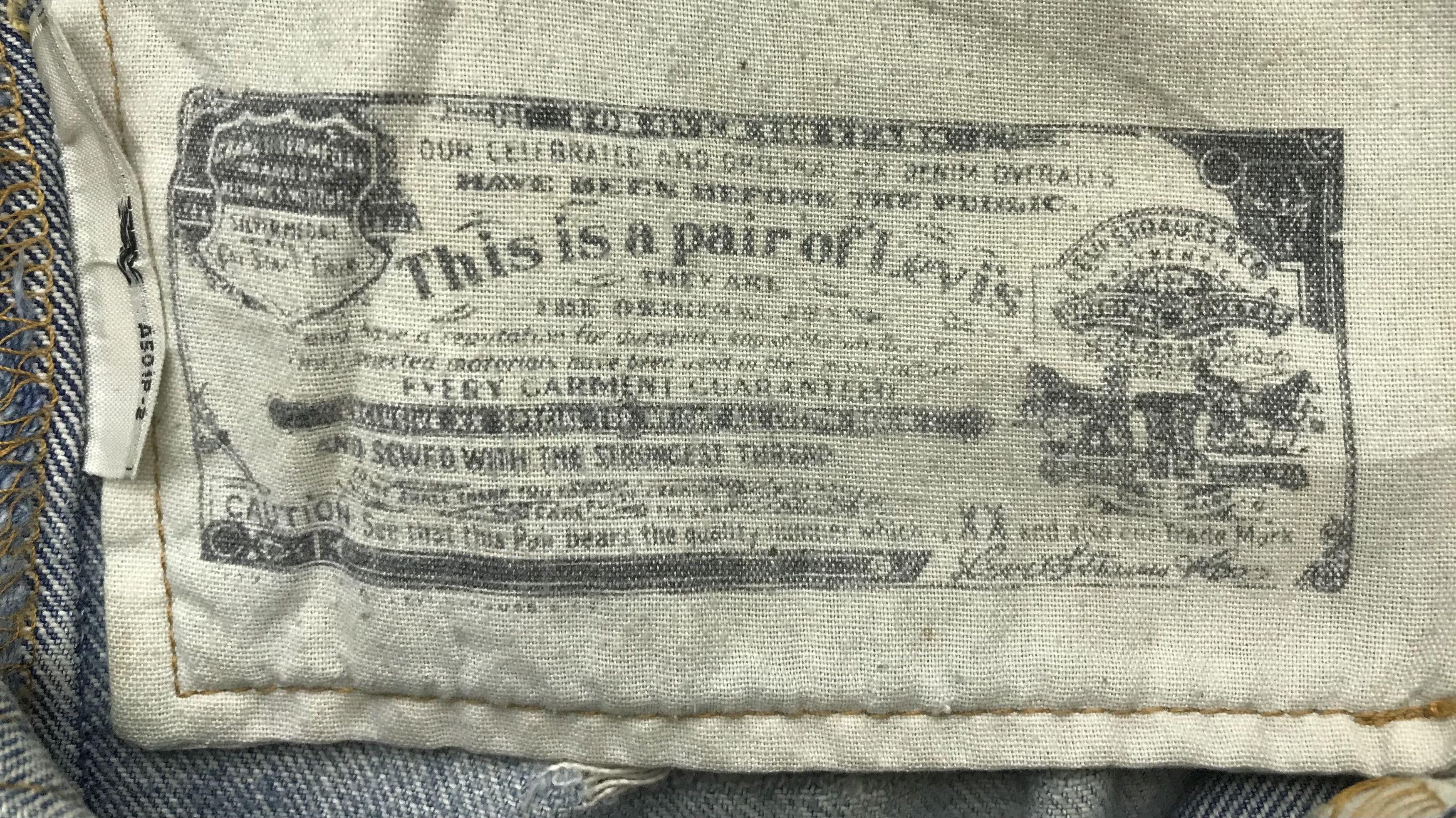 Levi's Vintage Levi's 501 Jeans Rusty Blue Distressed Denim Size US 34 / EU 50 - 11 Thumbnail