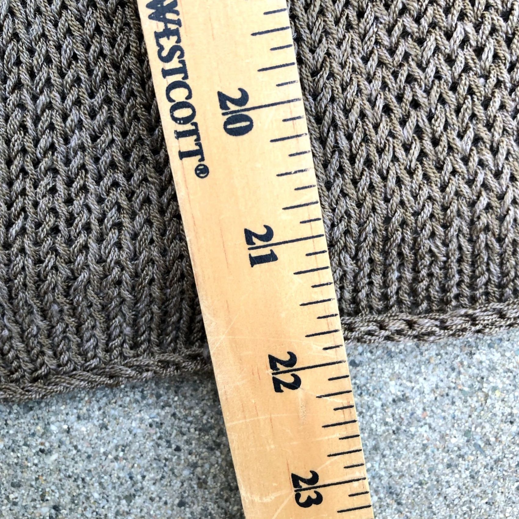Vintage CHICO'S DESIGN Knit Pullover Sweater Women's 2 Linen Blend Brown Long Sleeve Pullover Knit Sweatshirt Cable-Knit Size XS / US 0-2 / IT 36-38 - 8 Thumbnail