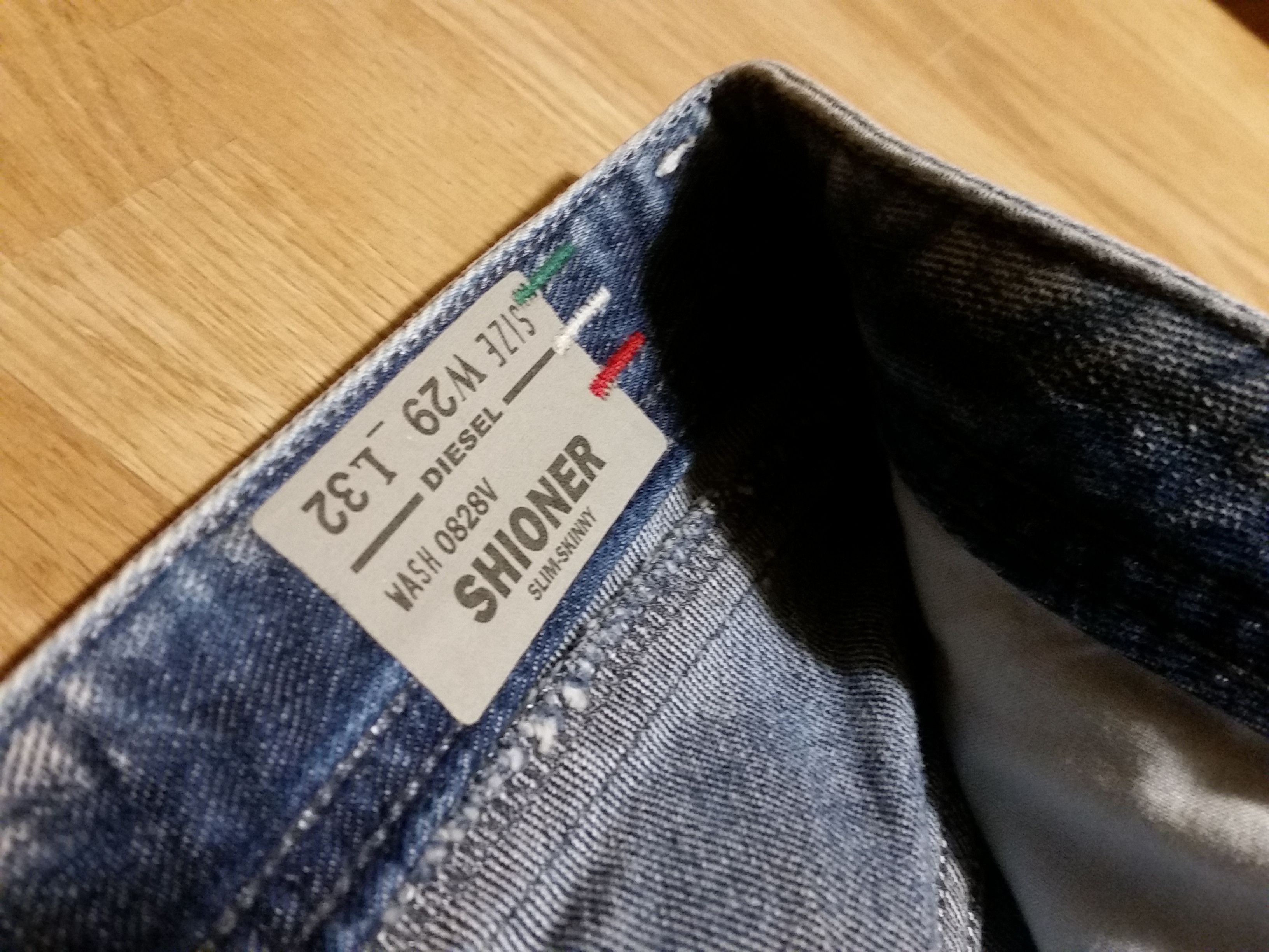 Diesel × Vintage rare DIESEL DNA Mutation SHIONER W30 L32 slim skinny W29 L34 Size US 30 / EU 46 - 12 Thumbnail