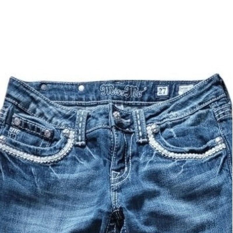 Miss Me Miss Me Blue Jeans | Size 27 Size 27" / US 4 / IT 40 - 3 Thumbnail