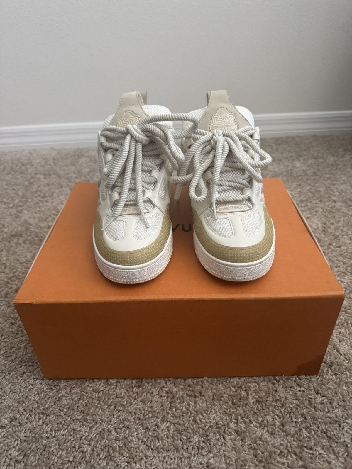 Blue Lv Trainer Alexander Mcqueen Sneakers Louis Vuitton Shoes