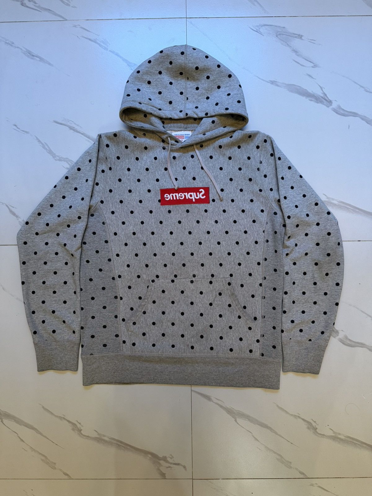 Comme des Garcons SHIRT × Supreme Supreme x Comme des Garçons SS12 Polka Dot Hoodie Size US M / EU 48-50 / 2 - 1 Thumbnail