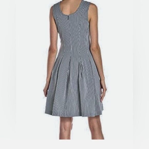 Anne Klein Anne Klein Womens Striped Fit & Flare Dress Sleeveless Size Size S / US 4 / IT 40 - 9 Thumbnail