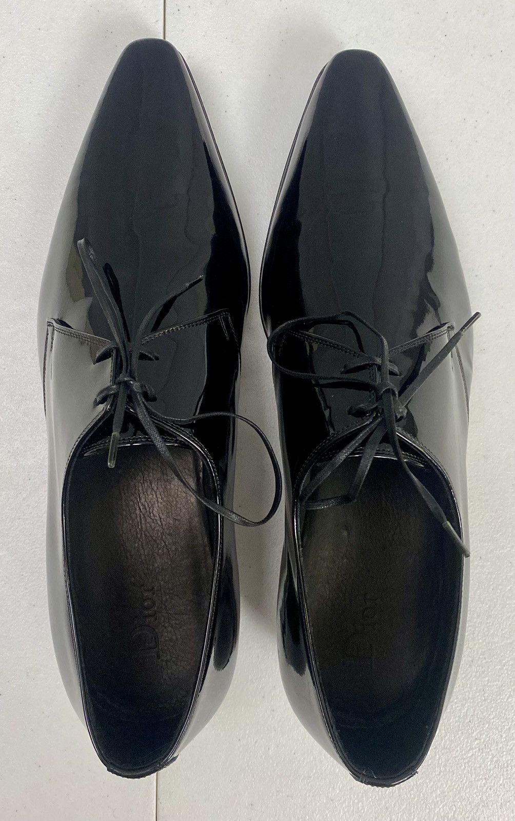 Dior Dior 🇮🇹 Black Patent Calfskin Derby Défilé Show Derby 9 New Size US 9 / EU 42 - 11 Thumbnail