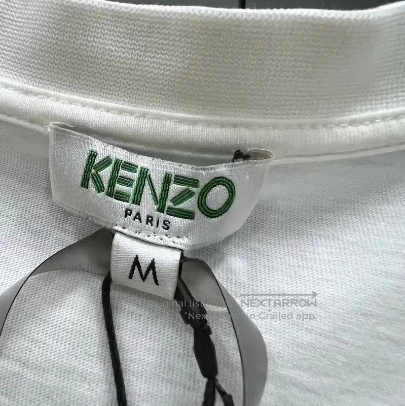 Kenzo KENZO White Cotton Logo Short Sleeve T-Shirt . Size M / US 6-8 / IT 42-44 - 4 Thumbnail