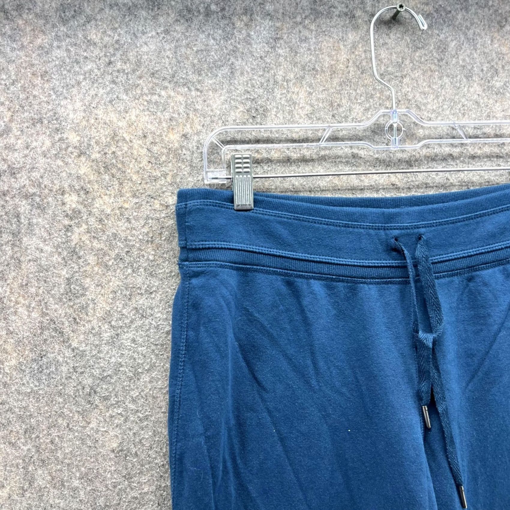 Champion VINTAGE Champion Pants Women M Blue Navy Cotton Fleece Straight Young? Size 32" / US 10 / IT 46 - 3 Thumbnail