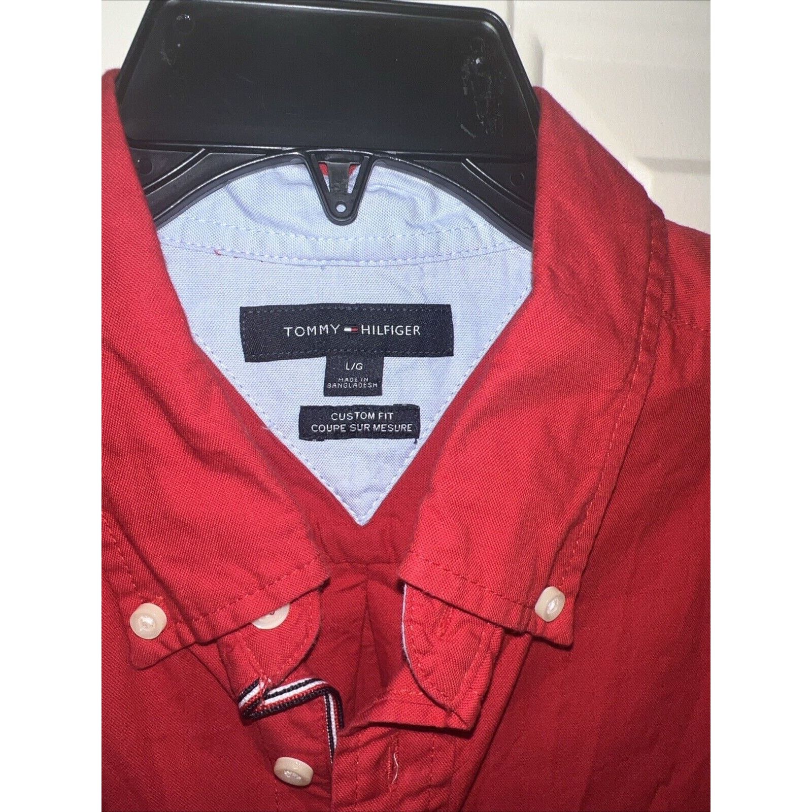 Tommy Hilfiger Tommy Hilfiger Button Up Shirt Men’s Size Large Short Sleeve Size US L / EU 52-54 / 3 - 4 Thumbnail