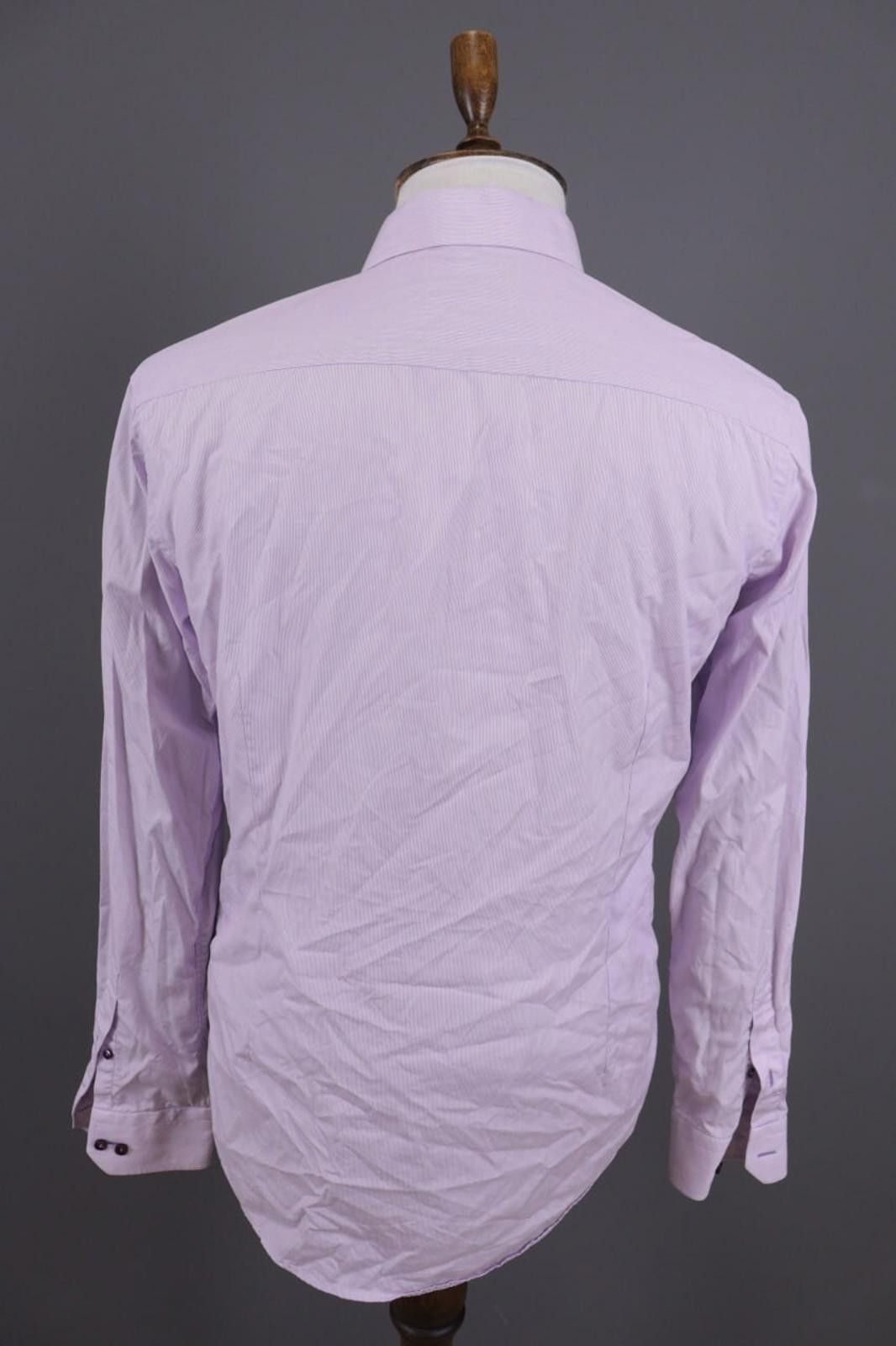 Eton Eton Slim Fit Purple Button Down Shirt Size 41 / 16 Size US M / EU 48-50 / 2 - 9 Thumbnail