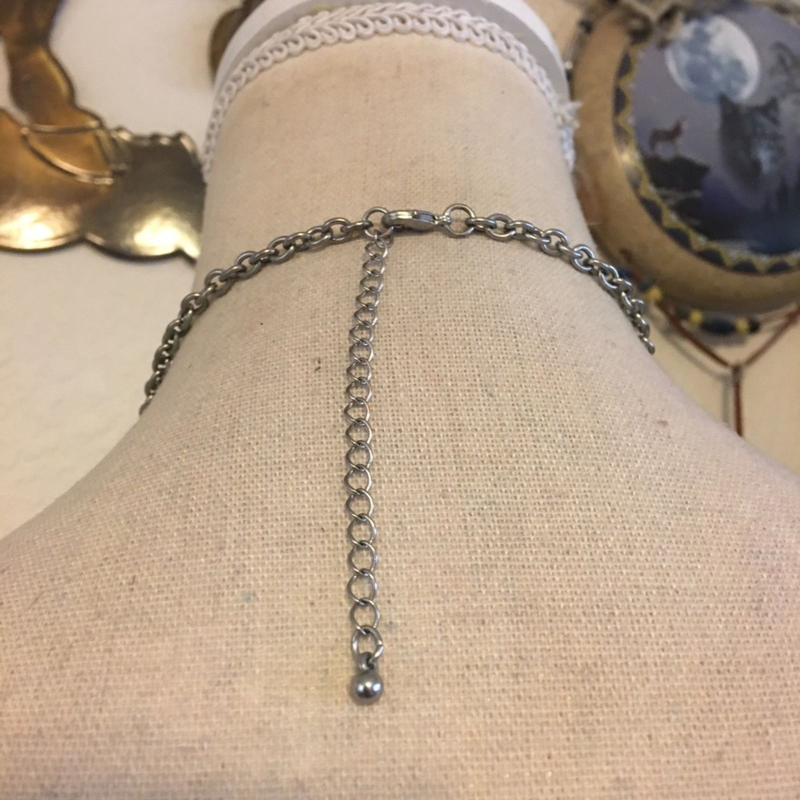 Jewelry Black disco ball bead accented fringe necklace Size ONE SIZE - 4 Thumbnail