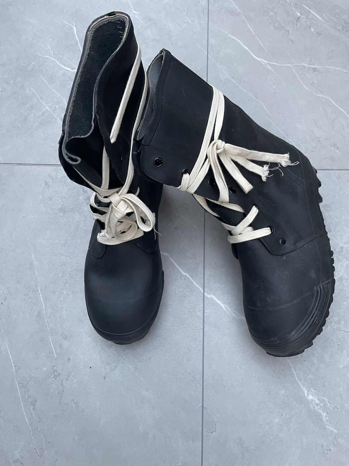 Vintage 1970s Vintage Military Black Combat Bunny Boots Size US 10.5 / EU 43-44 - 12 Thumbnail
