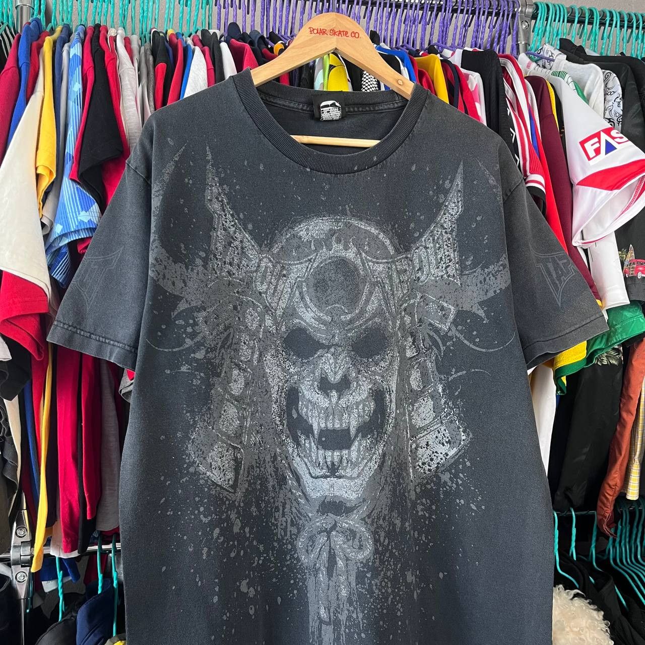 Tapout Vintage TapOut Samurai Ronin Y2K UFC MMA Faded Tshirt Size US L / EU 52-54 / 3 - 2 Thumbnail