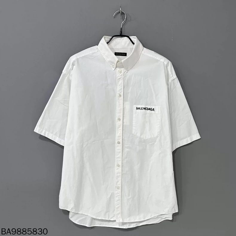 Balenciaga Balenciaga size 38 Short sleeve shirt with monogram logo sh Size US M / EU 48-50 / 2 - 1 Thumbnail
