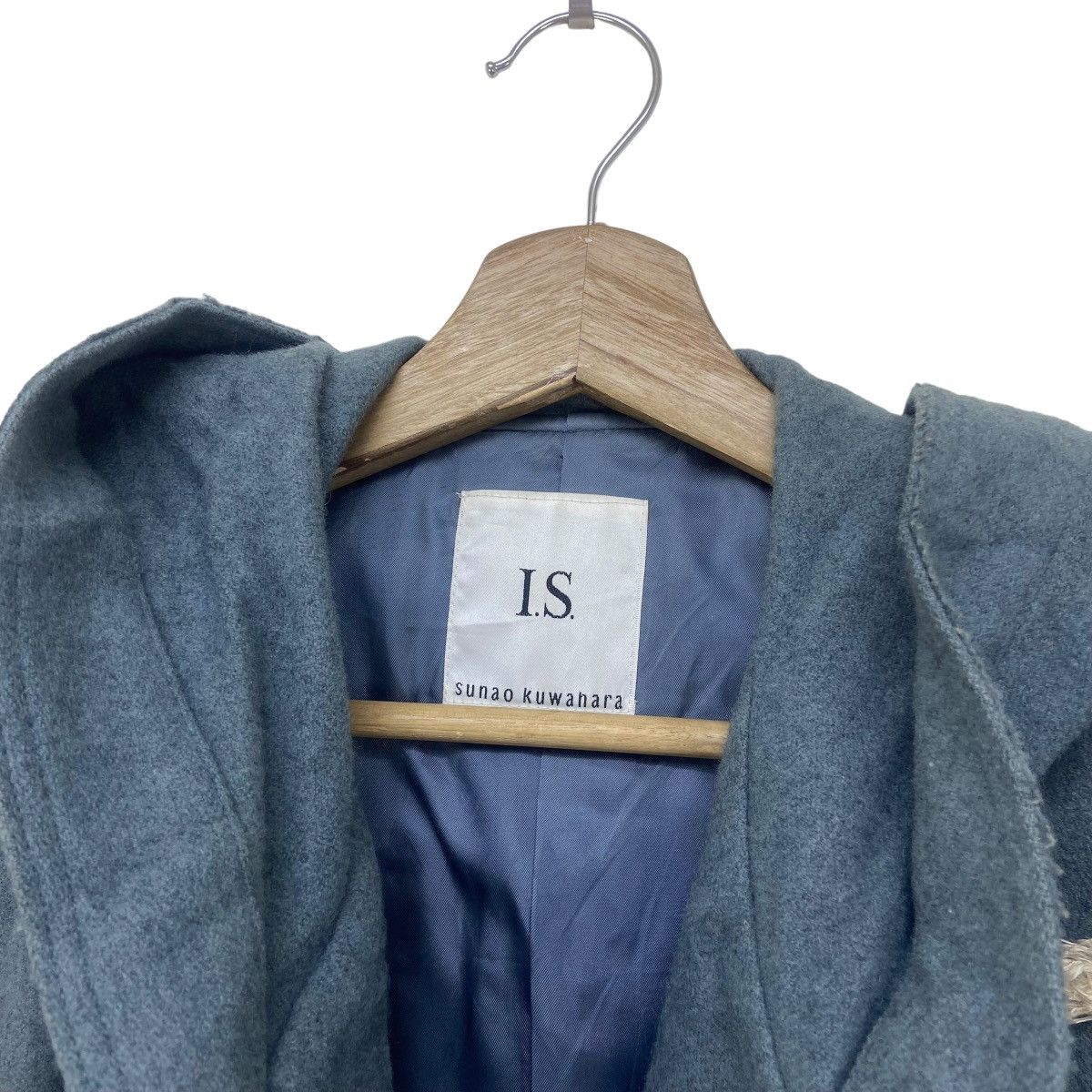 Issey Miyake × Sunao Kuwahara I.S Sunao Kuwahara Issey Miyake Wool Duffle Coat Size M / US 6-8 / IT 42-44 - 13 Thumbnail