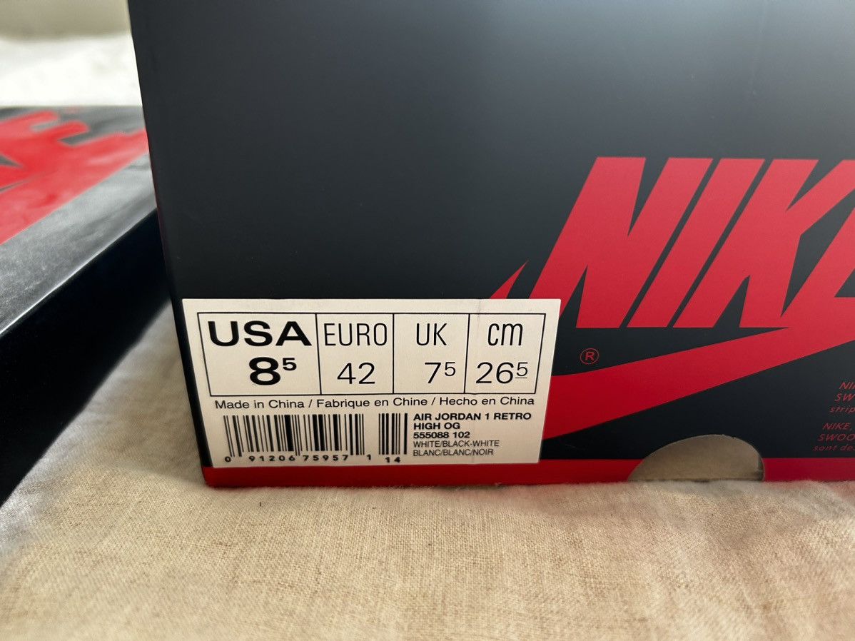 Jordan Brand × Nike Jordan 1 High OG Ying Yang Size US 8.5 / EU 41-42 - 5 Thumbnail