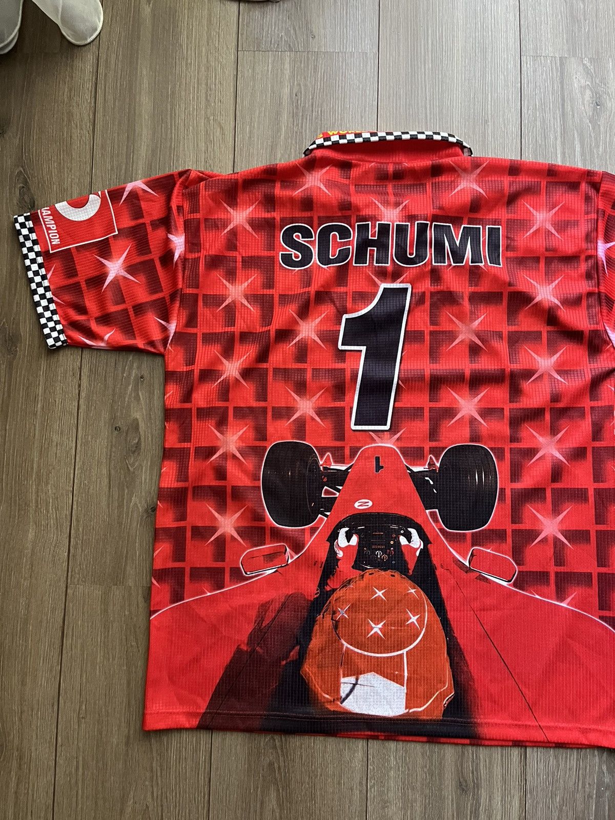 Vintage vintage Ferrari x Michael Schumacher 🇮🇹 fan shirt Size US XL / EU 56 / 4 - 7 Thumbnail