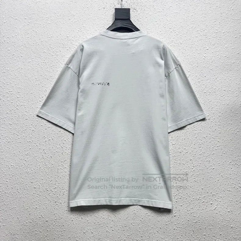 Balenciaga Balenciaga Graffiti Letter Logo Printed Short Sleeve T-Shi Size US M / EU 48-50 / 2 - 2 Thumbnail
