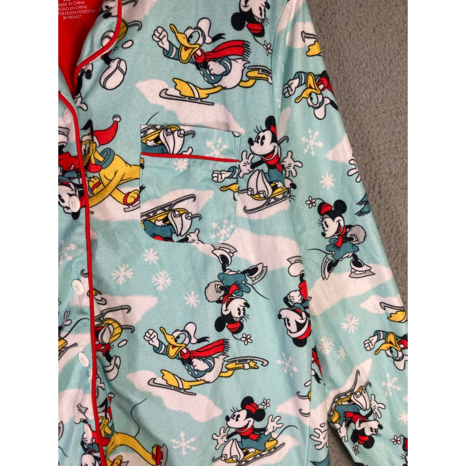 Disney Disney 100th Anniversary Mickey Mouse Pajama Top Size M Size M / US 6-8 / IT 42-44 - 4 Thumbnail