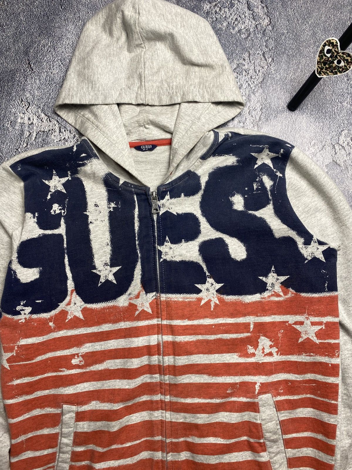 Guess Zip-hoodie guess USA flag Size US S / EU 44-46 / 1 - 2 Thumbnail