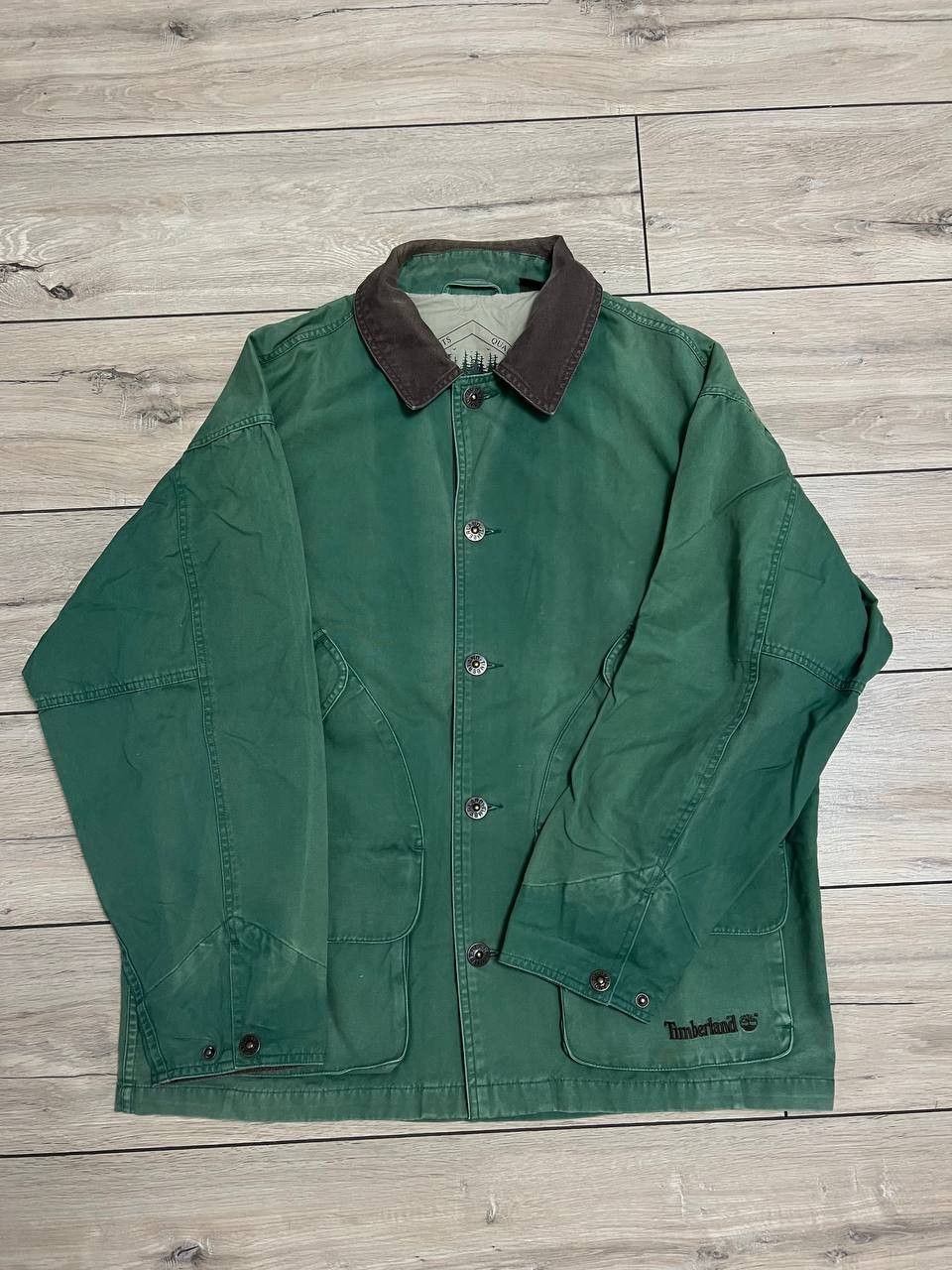 Timberland Rugged Wear Vintage Cotton Workwear Cargo Jacket