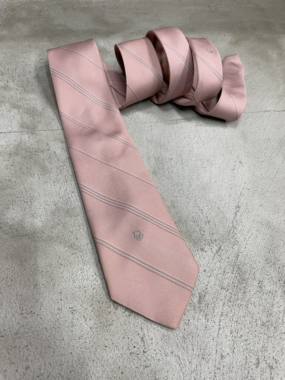 Dior Christian Dior Vintage Pink Tie Size ONE SIZE - 4 Thumbnail