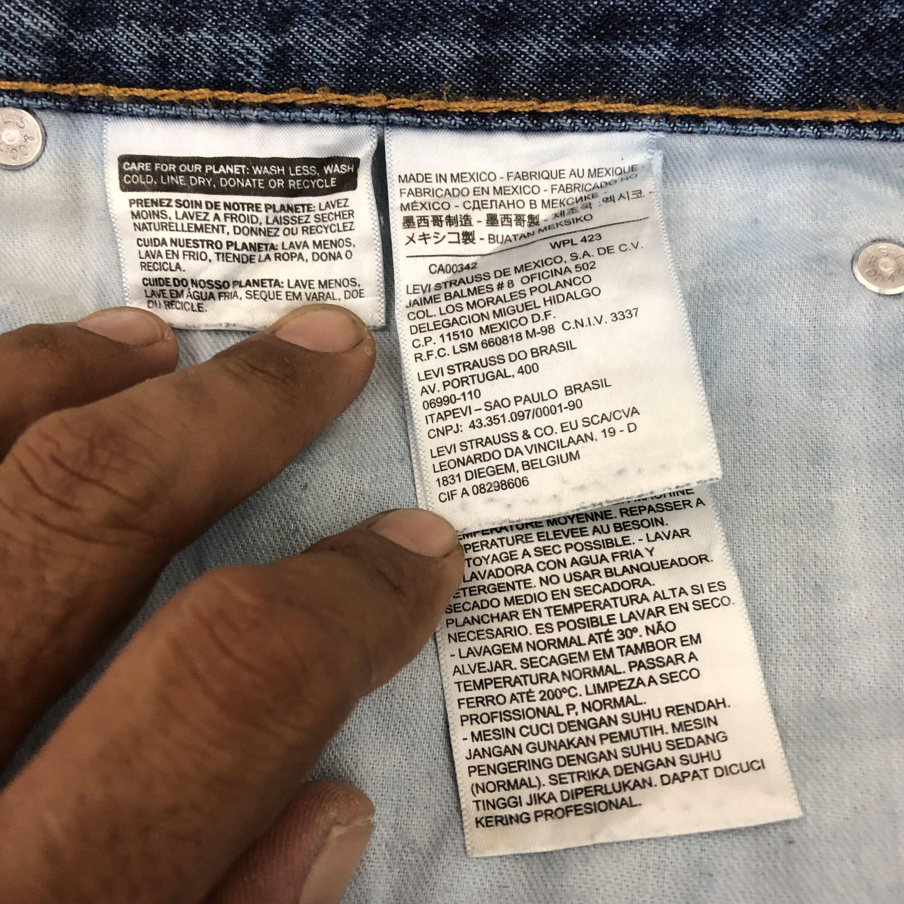 Levi's Vintage Levis 505 Stone Wash Jeans Levi's Faded Denim Pants Size US 38 / EU 54 - 9 Thumbnail