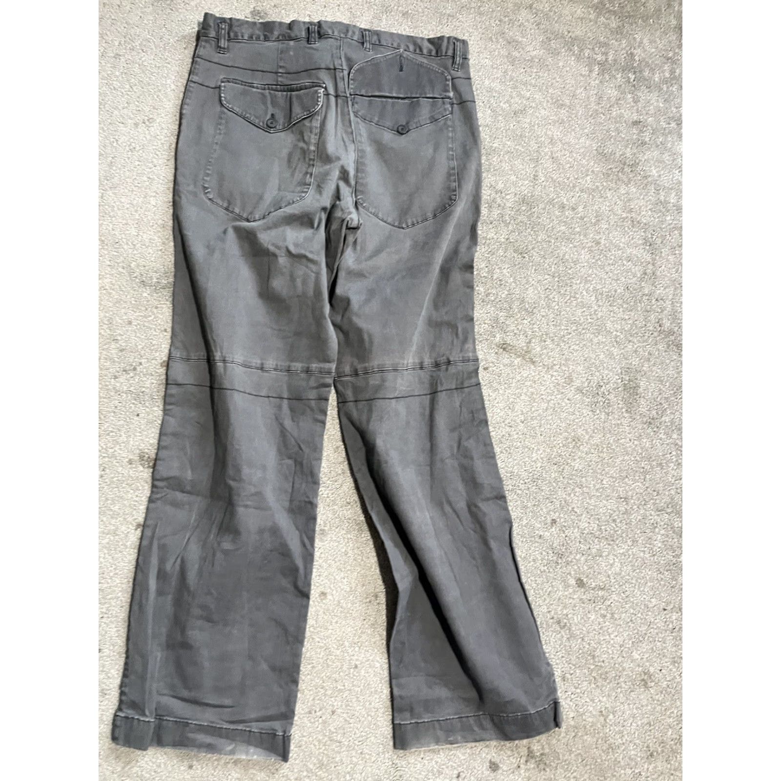 H&M H&M Pants Men Relaxed Fit 34 Waist 30 Inseam Gray Cotton Flat Front Chino 30 Regular Size 34 Mens Size US 34 / EU 50 - 3 Thumbnail