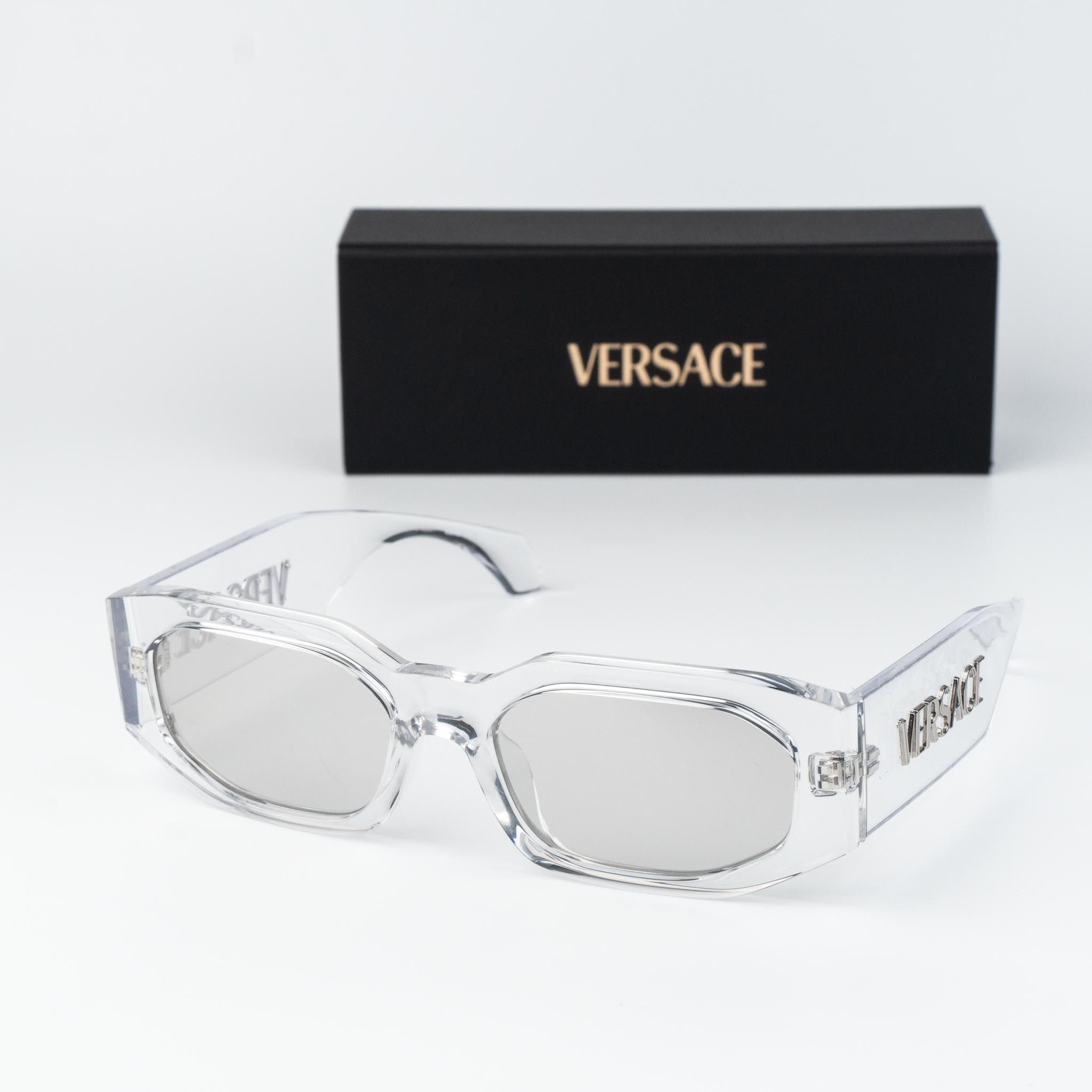 Versace Versace Men Sunglasses Rectangle VE4489U 148/8V Size ONE SIZE - 1 Thumbnail