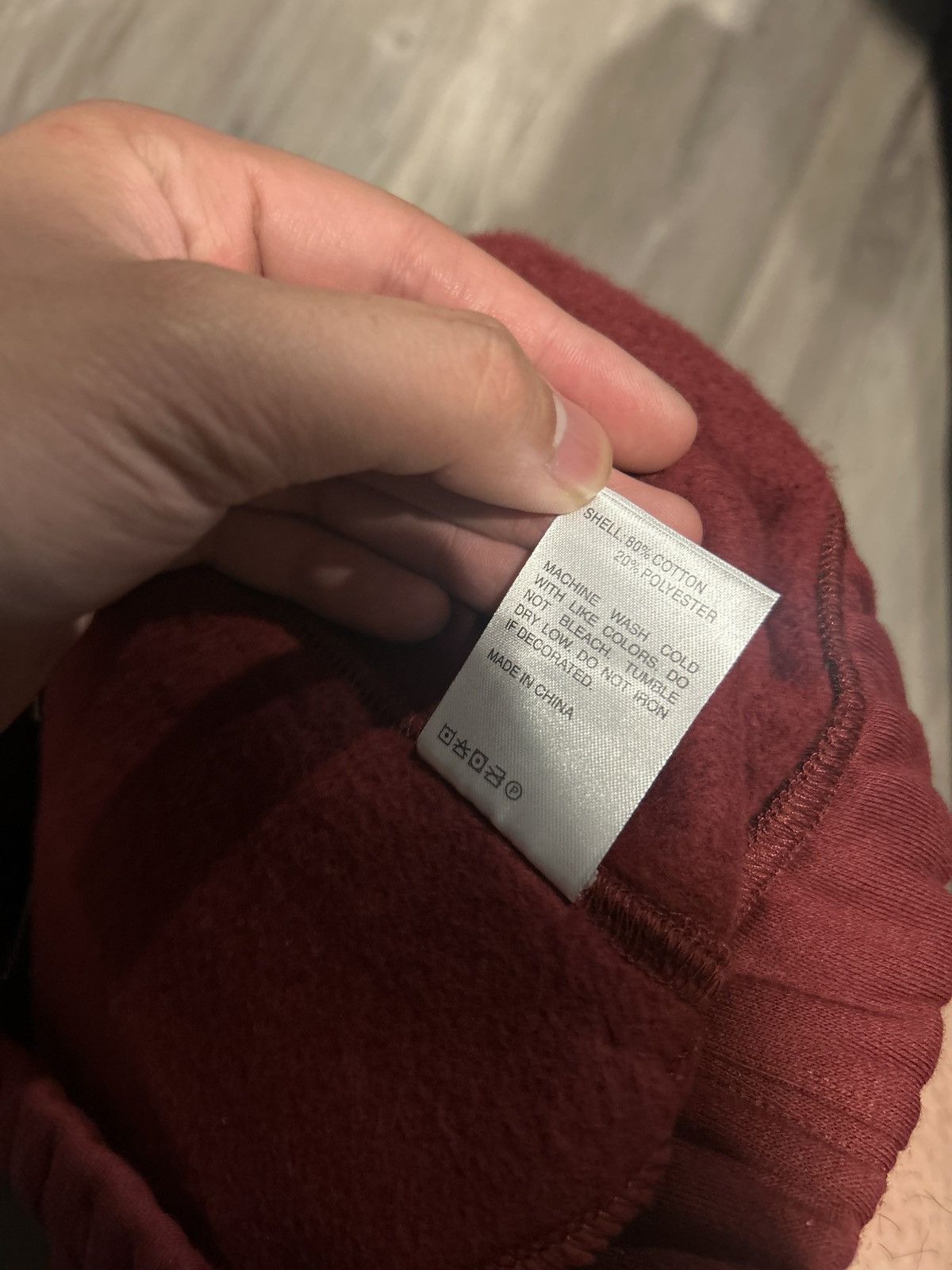 Sinclair Global Sinclair Global Burgundy VVS Sweatpants Size US 38 / EU 54 - 4 Thumbnail