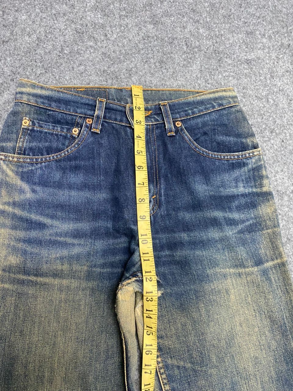 If Six Was Nine Vintage 90s Levis 517 Bootcut Distressed Denim Size US 28 / EU 44 - 9 Thumbnail