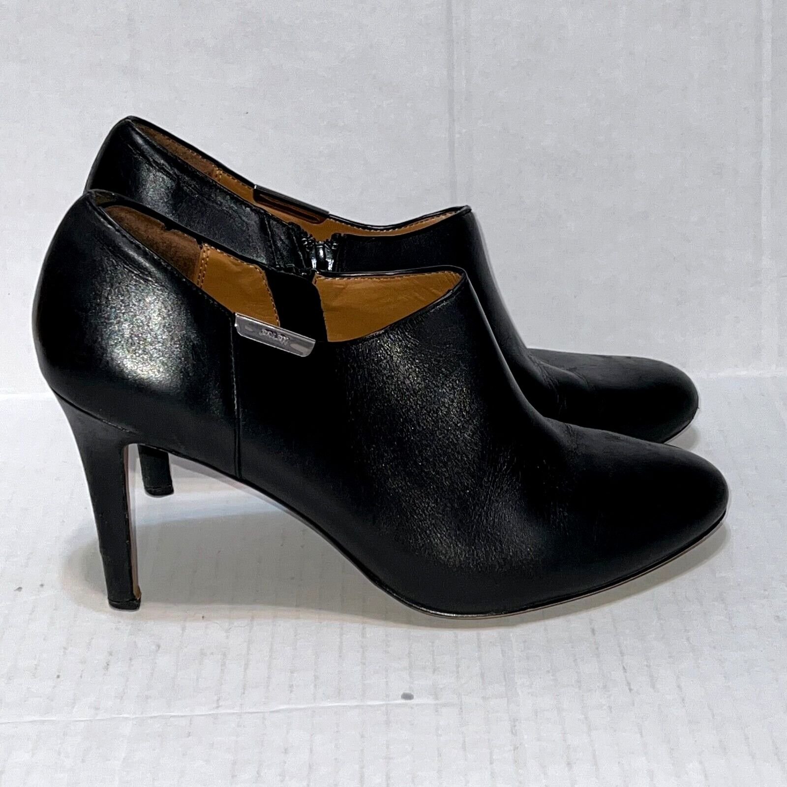 Coach Coach Seneca Q5501 Black Leather Zip Ankle Booties Size 10 B Size US 10 / IT 40 - 3 Thumbnail
