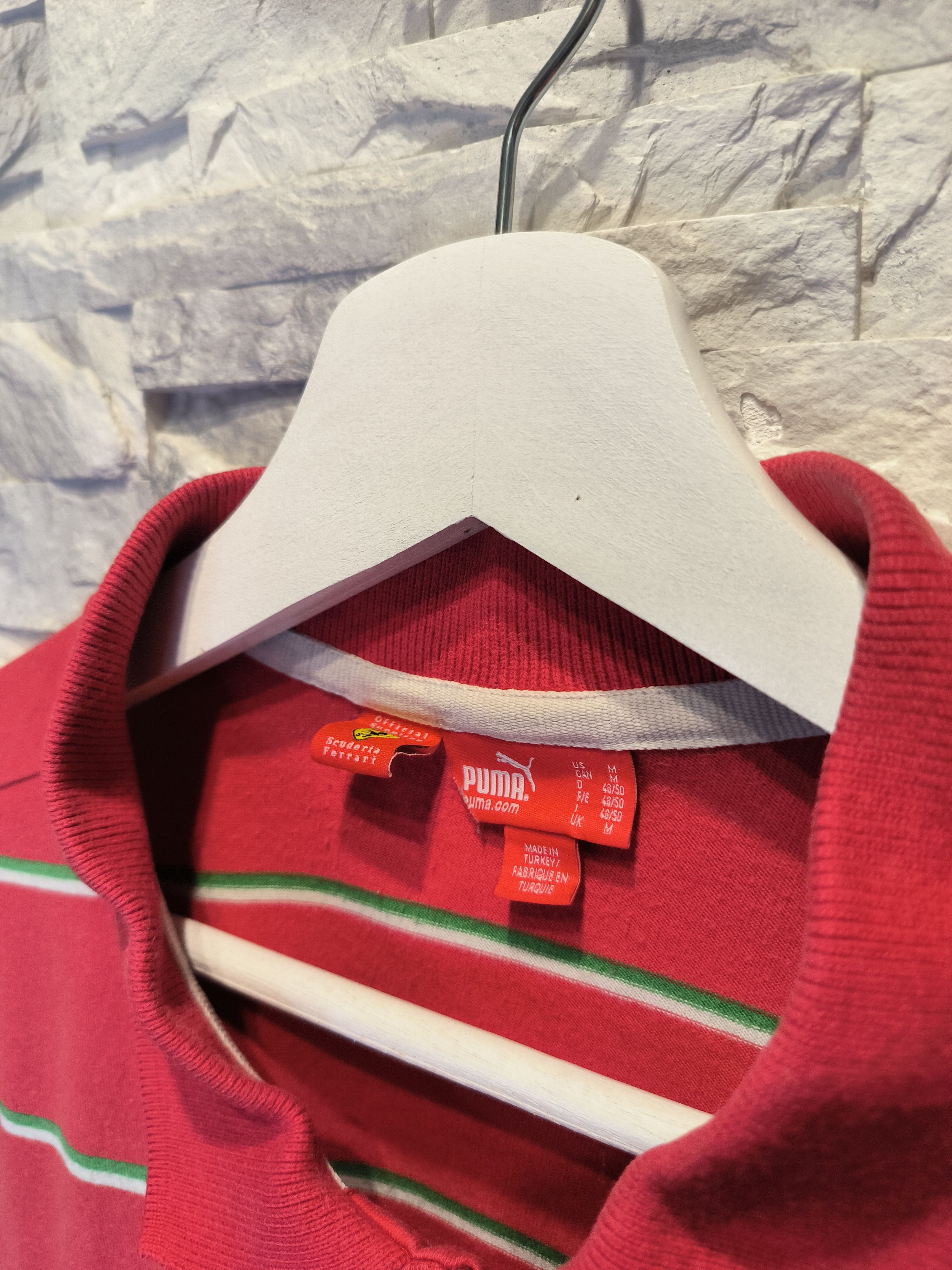 Ferrari × Puma Vintage Puma Ferrari Racing Polo Shirt Striped Logo Size US M / EU 48-50 / 2 - 4 Thumbnail